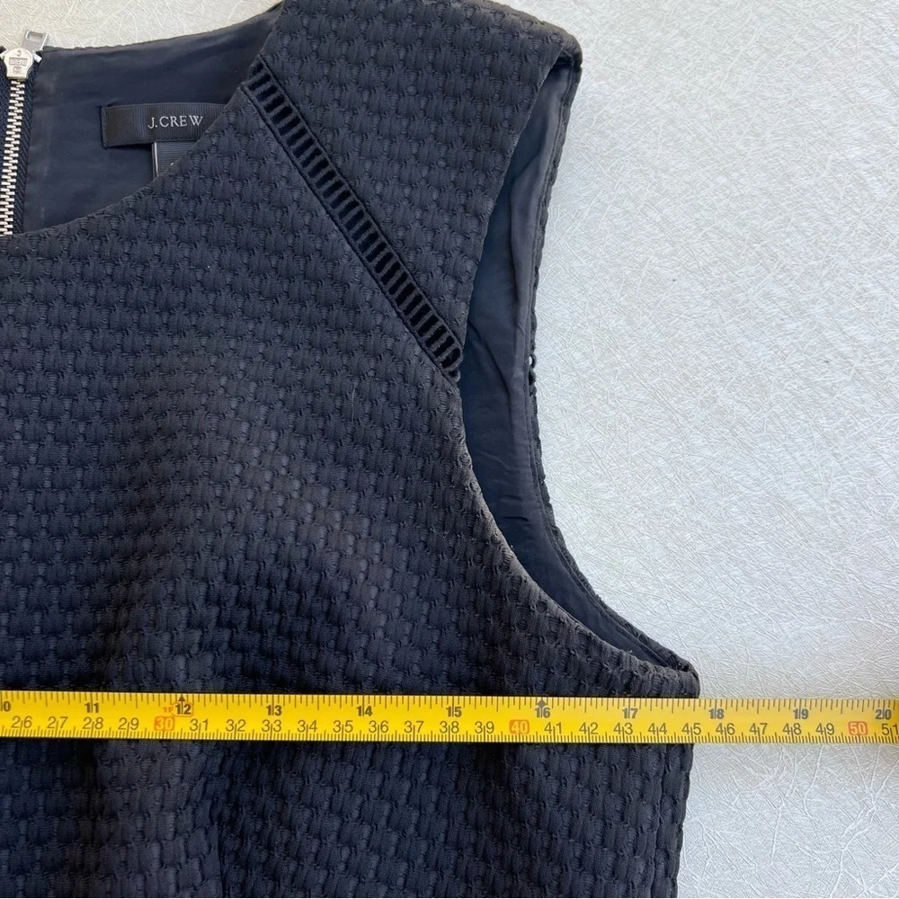 J Crew Petite Portfolio Dress in Black Size 8 T